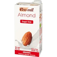 Молоко органическое растительное из миндаля без сахара Ecomil