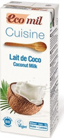 Органические растительные сливки с кокоса, Ecomil