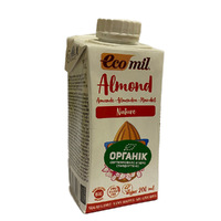 Органическое растительное молоко из миндаля без сахара, 0,2 л
