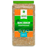 Отруби пшеничные, 200 г, NATURAL GREEN